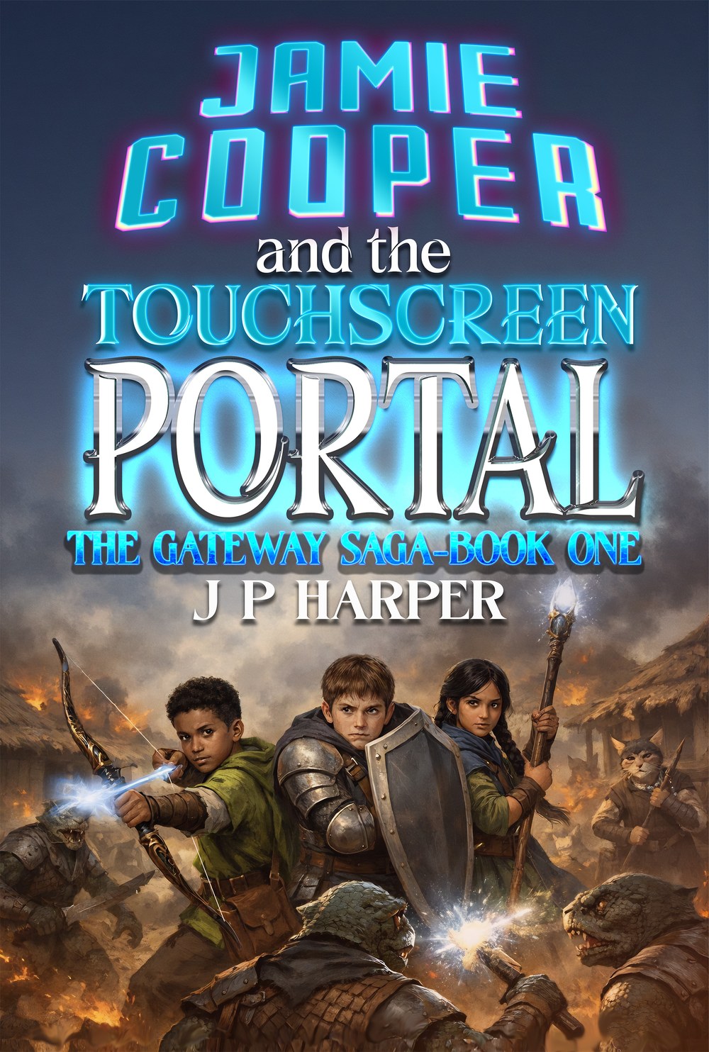 Cover of Jamie Cooper and the Touchscreen Portal by J P Harper